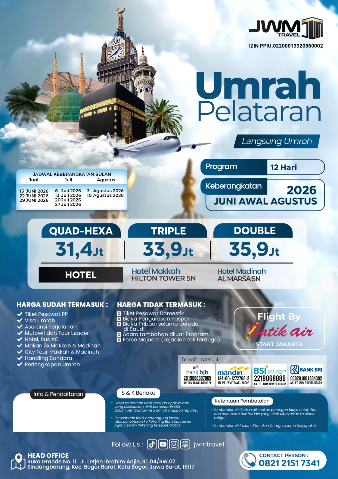 Umroh Pelataran 2026